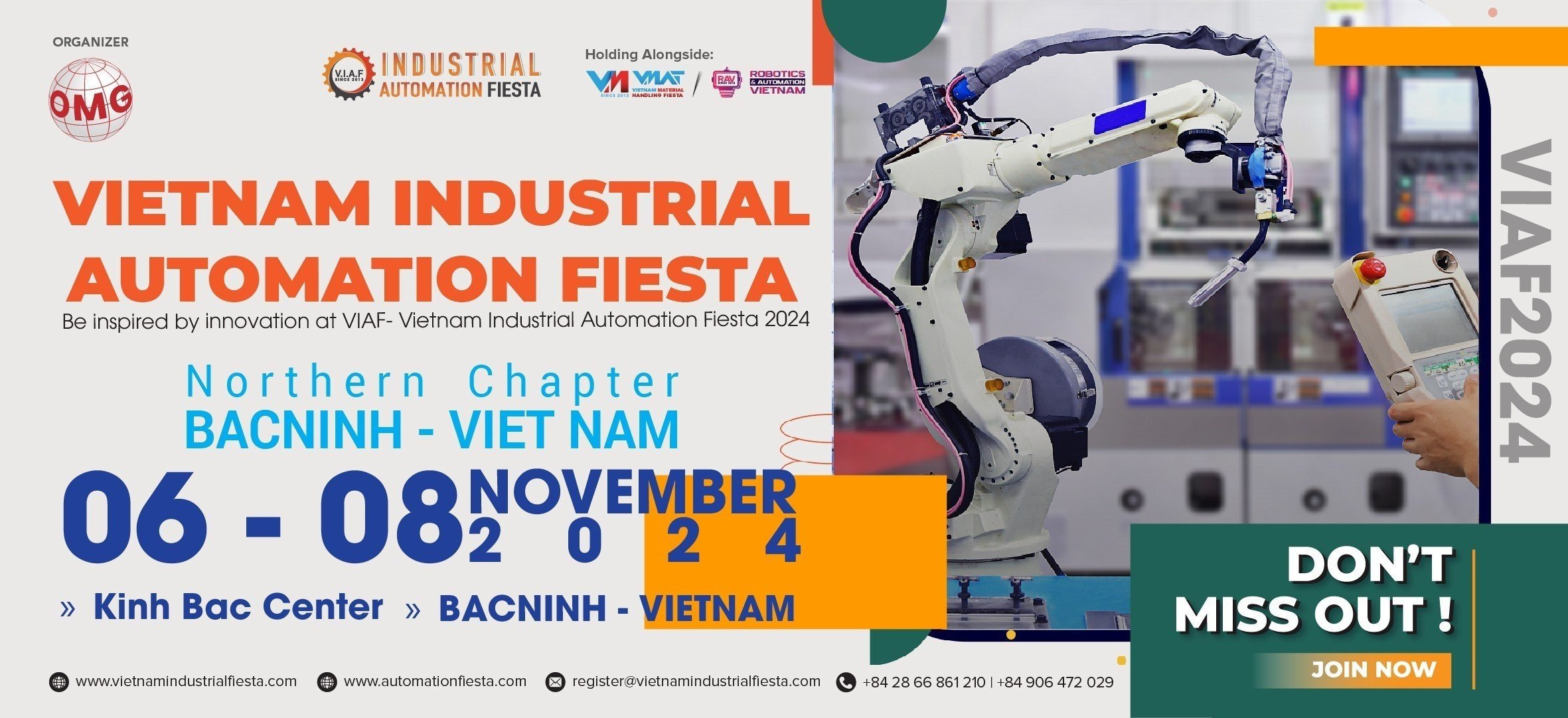 VIAF BAC NINH 2024 – Vietnam Industrial Automation Fiesta